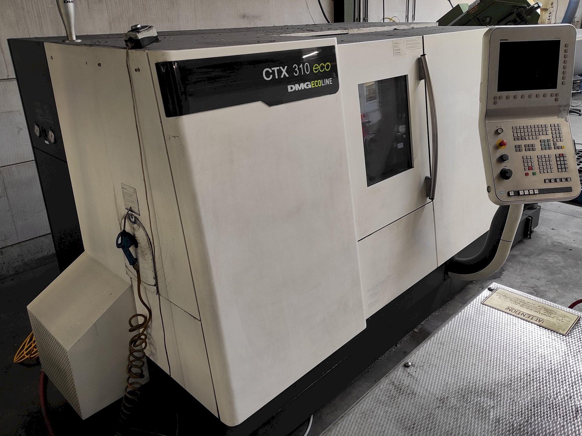 Frontansicht der DMG GILDEMEISTER ecoline CTX310 eco  Maschine