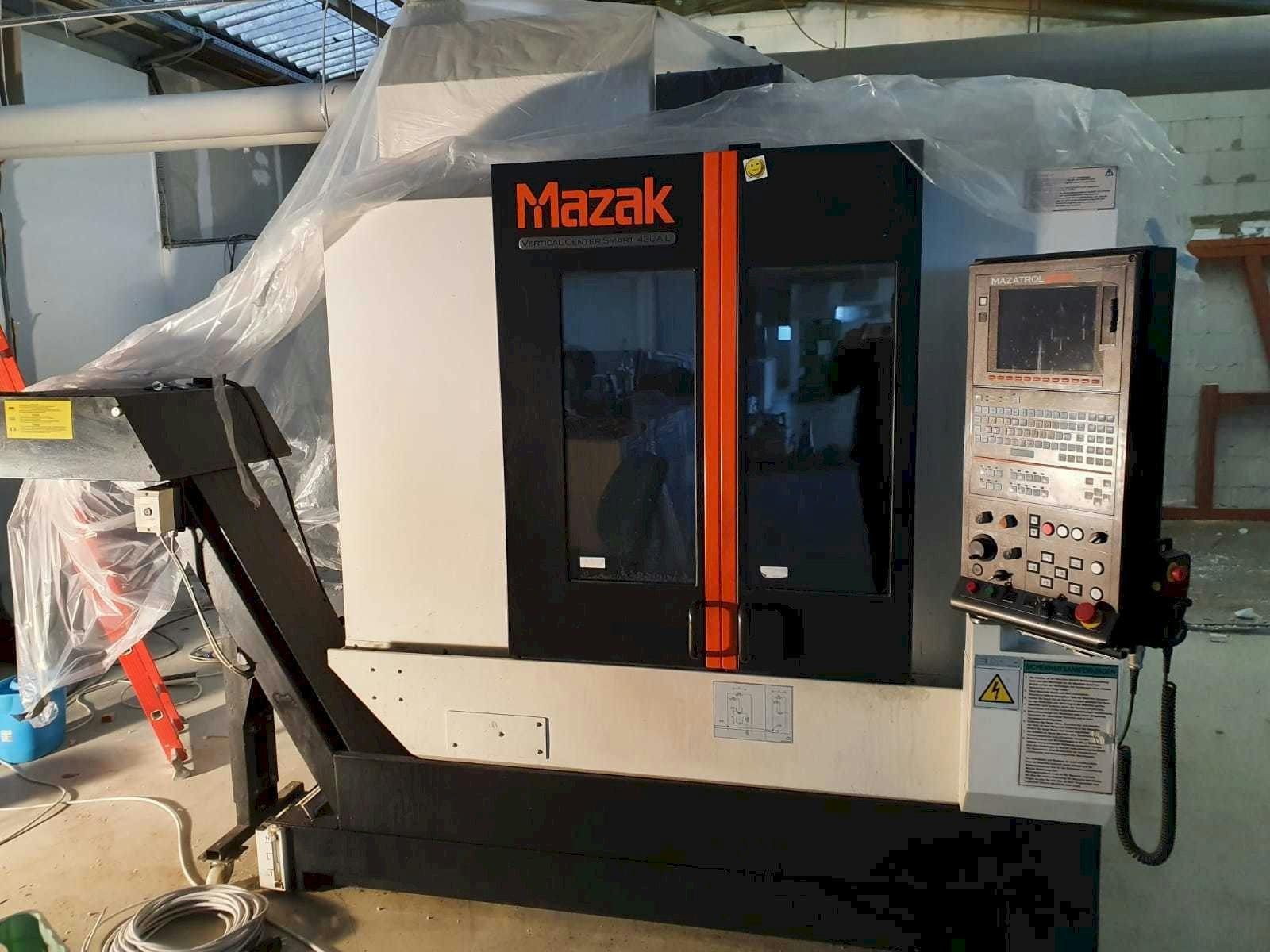 Frontansicht der Mazak VCS 430A L  Maschine