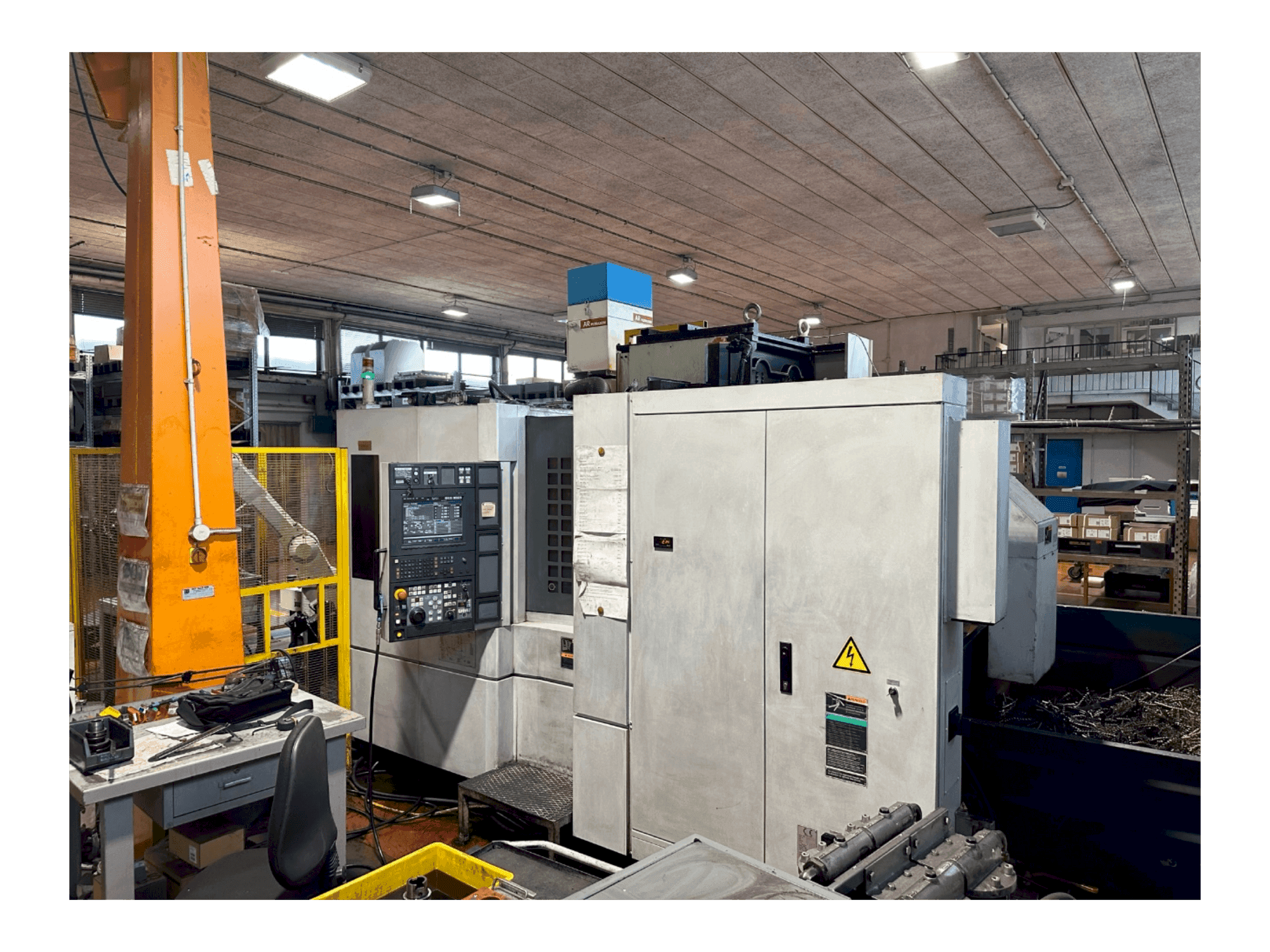 Frontansicht der MORI SEIKI NH 4000 DCG  Maschine