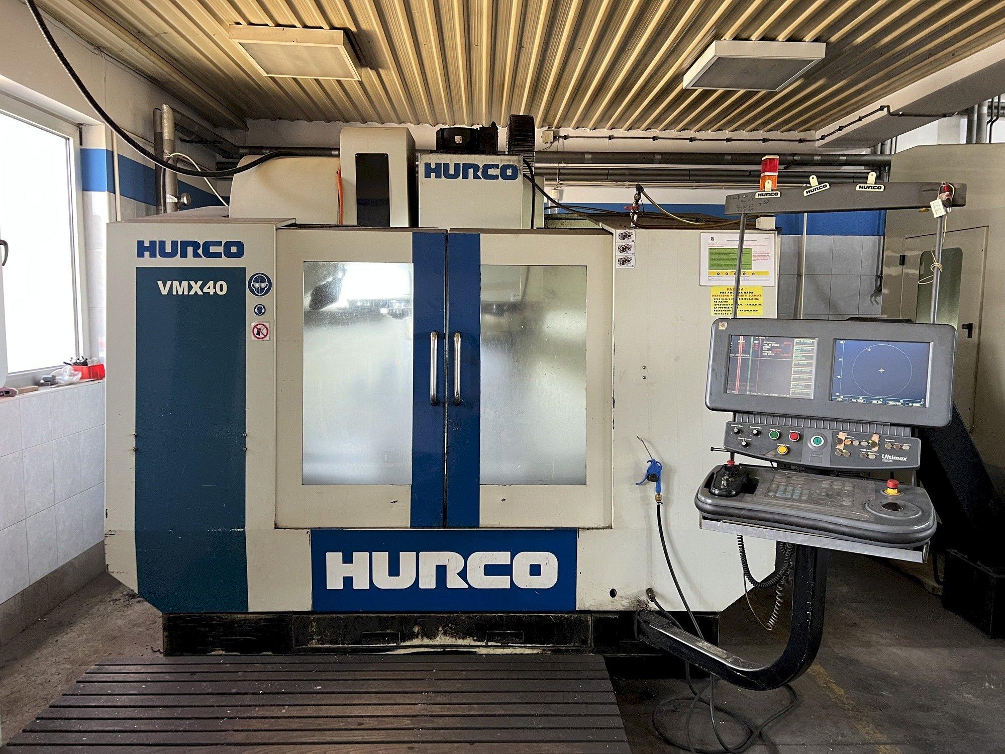 Frontansicht der Hurco VMX 40  Maschine