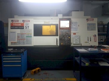 Frontansicht der Mazak Integrex 100-IV  Maschine