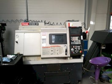 Frontansicht der Mazak QT NEXUS 100  Maschine