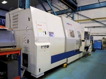 Frontansicht der Doosan Puma 800L  Maschine