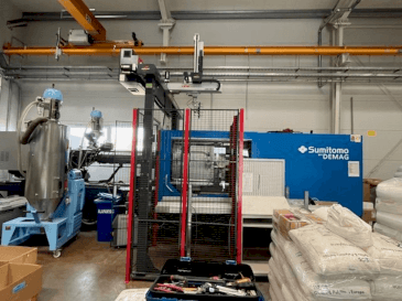 Frontansicht der SUMITOMO SHI DEMAG IntElect2 500/920-2200  Maschine