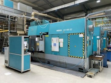 Frontansicht der Index MS 52 G  Maschine